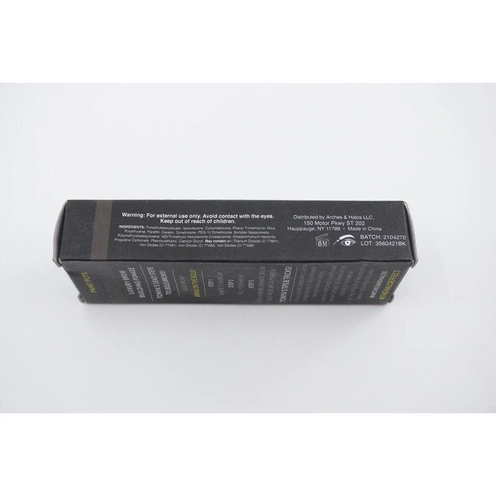 Arches & Halos Luxury Brow Building Pomade Dark Brown 0.106 oz - New